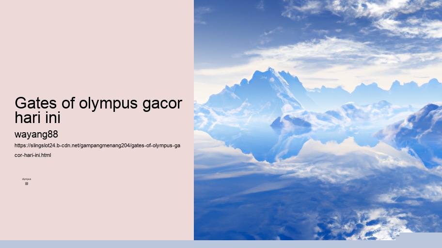gates of olympus gacor hari ini