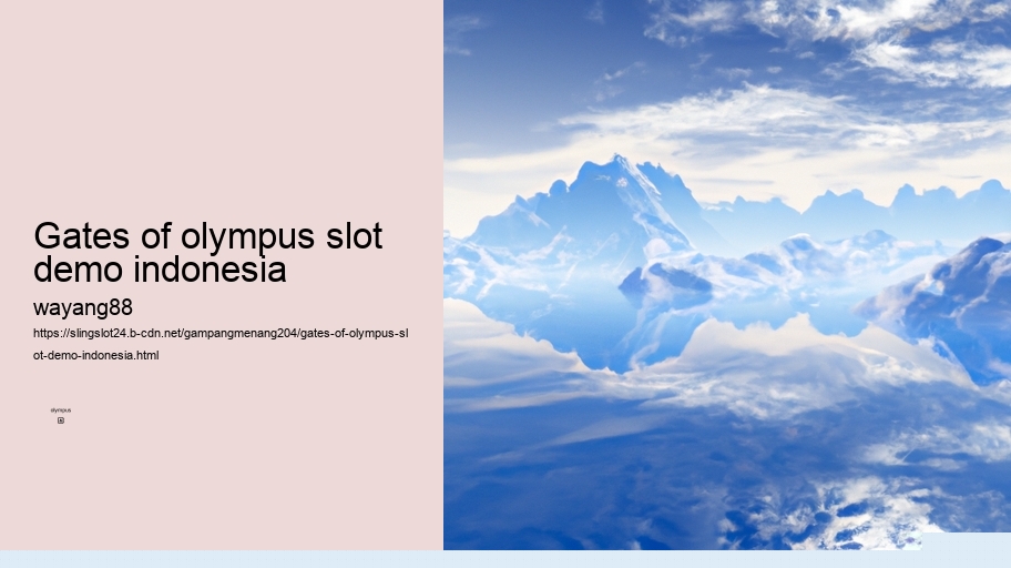 gates of olympus slot demo indonesia